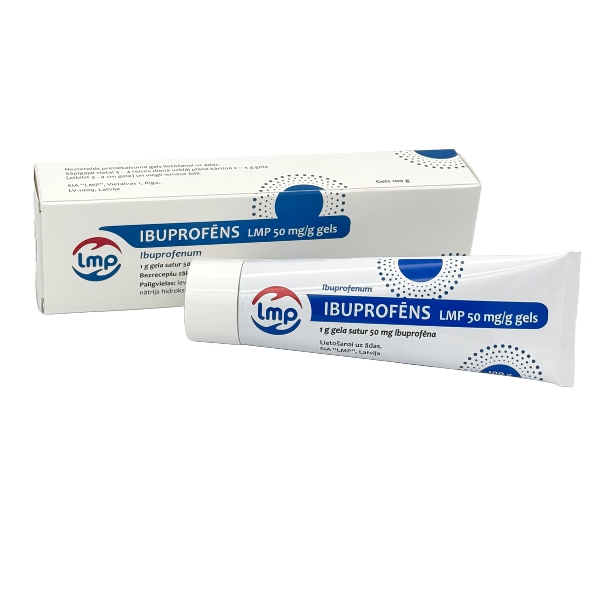 IBUPROFĒNS LMP 50MG/G GELS 100G - Produkta attēls