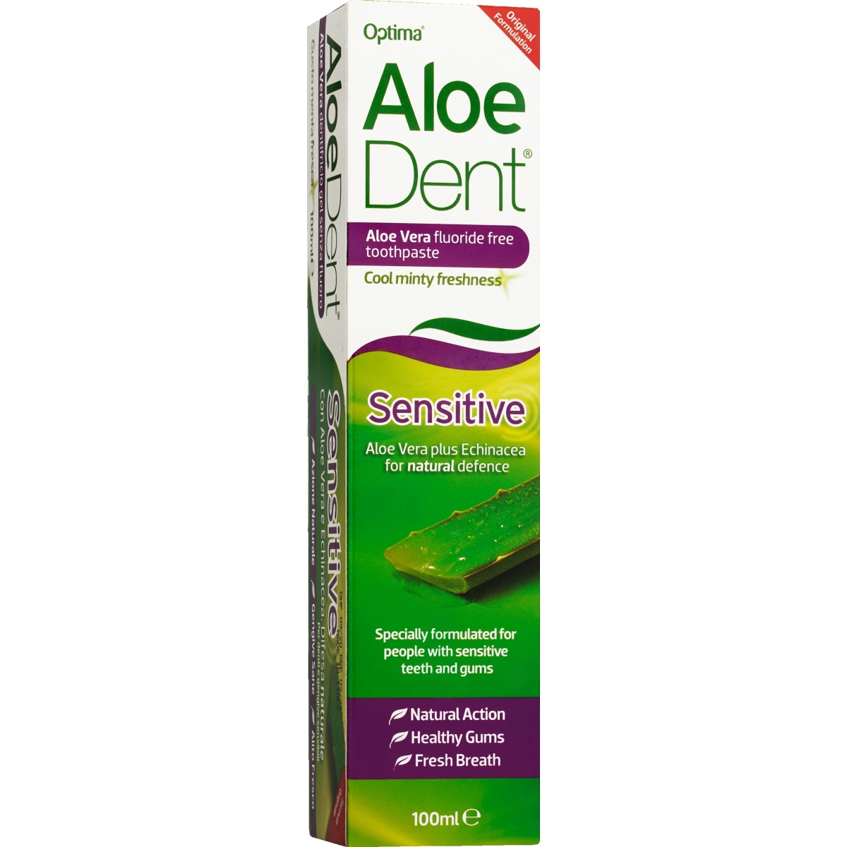 ALOE DENT Sensitive zobu pasta ar ehinaceju, 100 ml - Produkta attēls