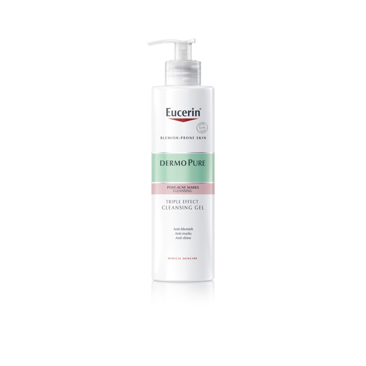 EUCERIN Dermopure trīskāršās iedarbības attīrošā želeja, 400 ml - Produkta attēls