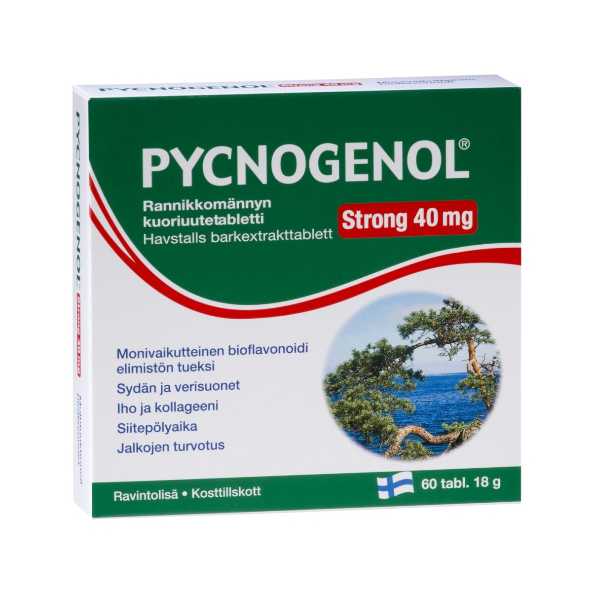 HKK PYCNOGENOL STRONG 40MG TABLETES N60 - Produkta attēls