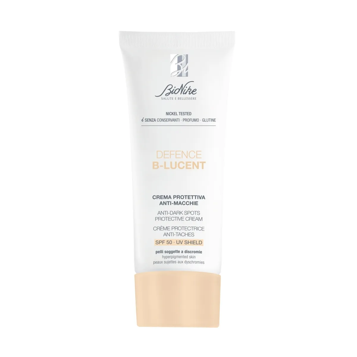 BIONIKE Defence B-Lucent krēms SPF50, 40 ml - Produkta attēls