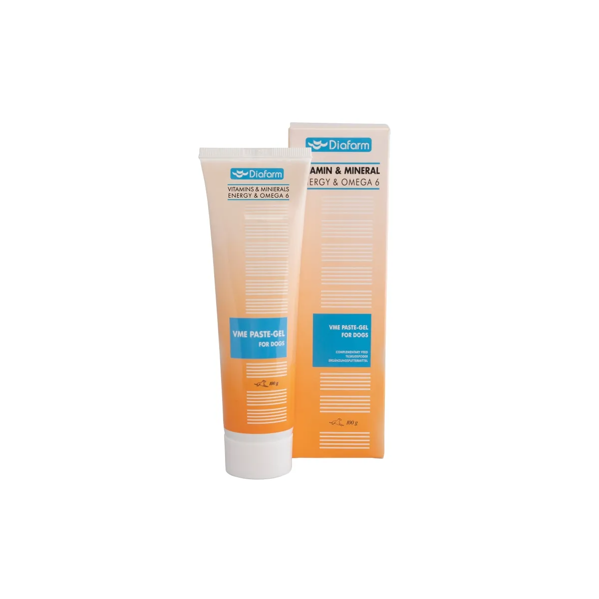 DF VIT-MIN ENERGY PASTE-GEL+OM6 DOGS 100G - Produkta attēls