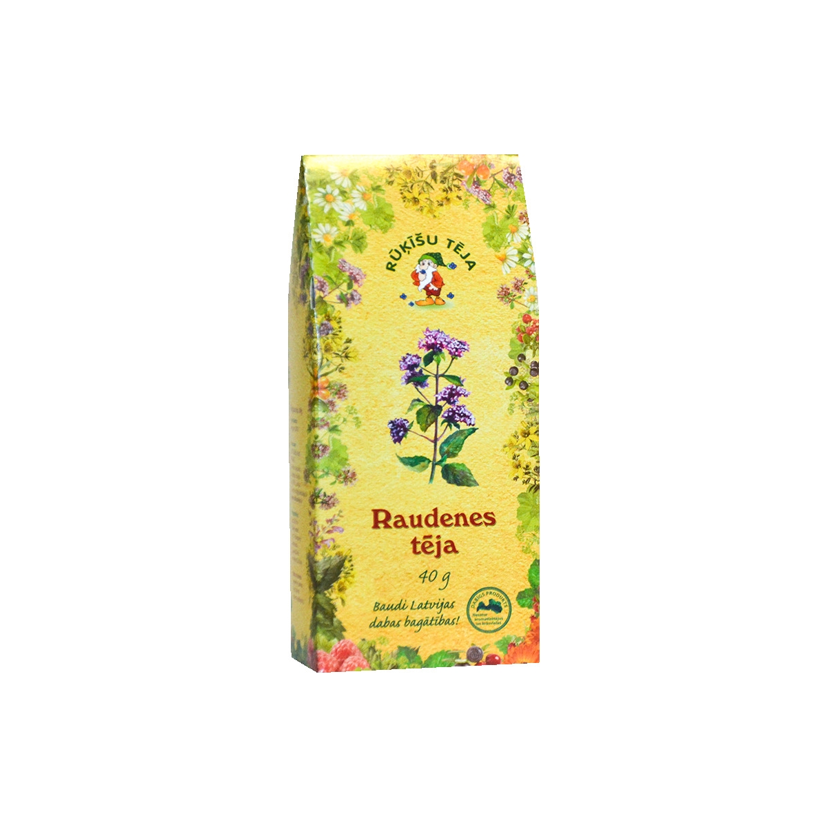RŪĶĪŠU TĒJA RAUDENES 40G - Produkta attēls