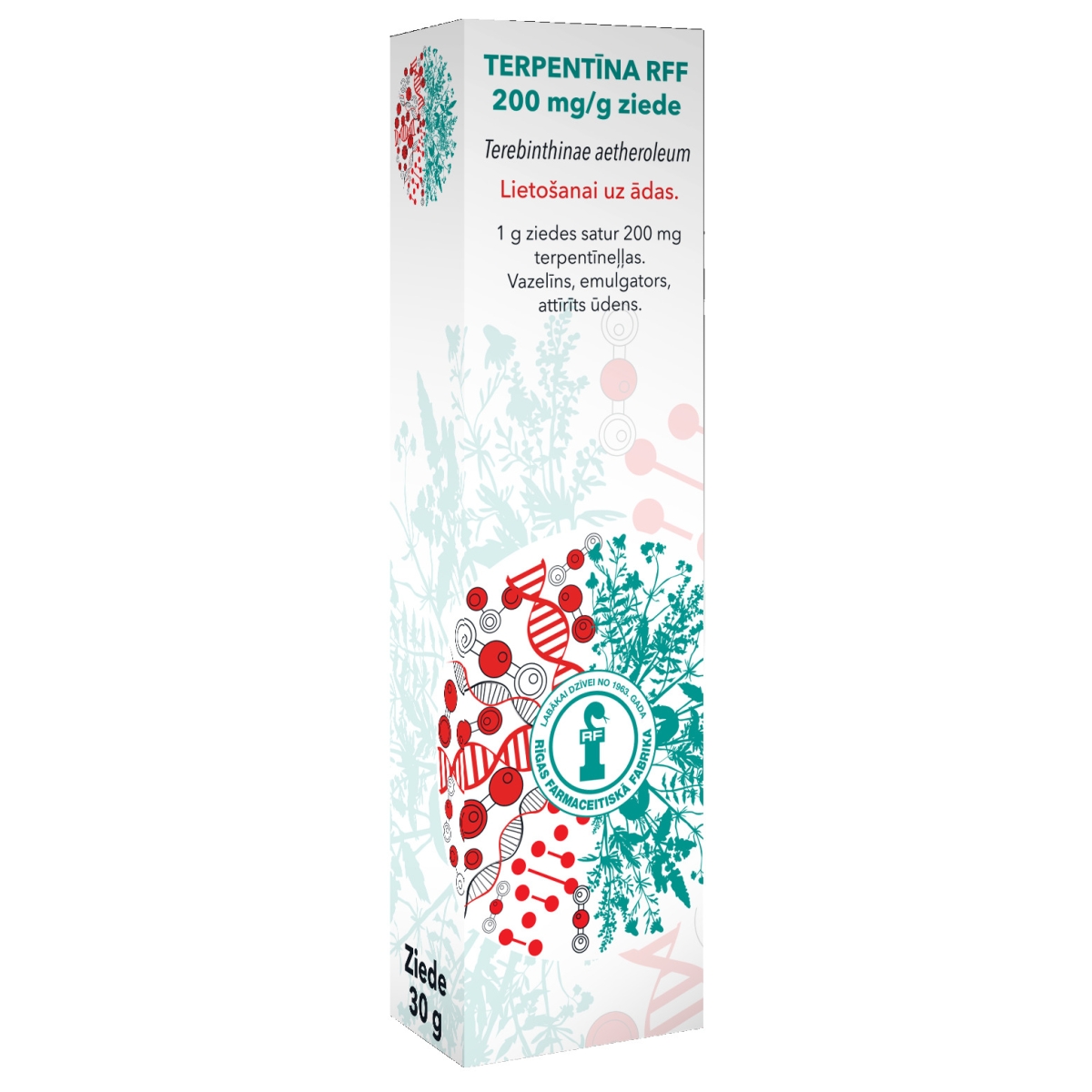 RFF Terpentīna 200 mg/g ziede, 30 g - Produkta attēls