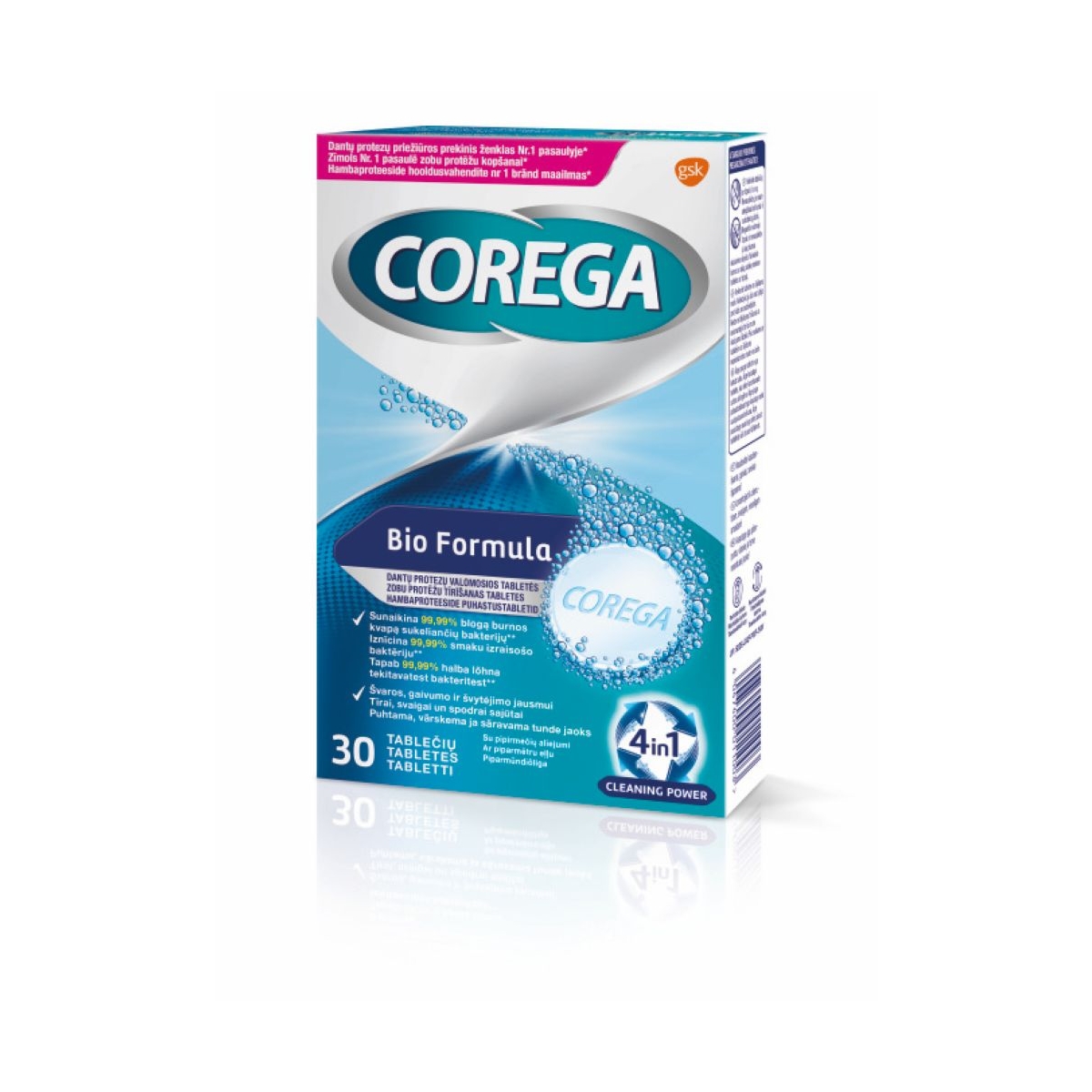 COREGA® Bio Formula tabletes, 30 gab. - Produkta attēls