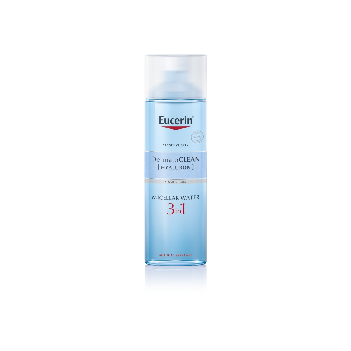 EUCERIN DERMATOCLEAN [HYALURON] 3 IN 1 MICELĀRAIS ŪDENS - Produkta attēls