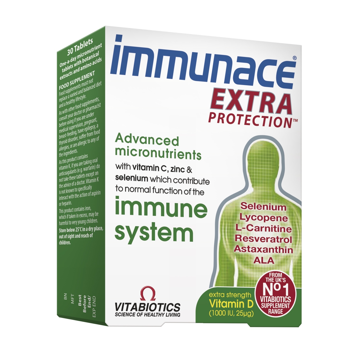 Immunace® extra PROTECTION kapsulas n30