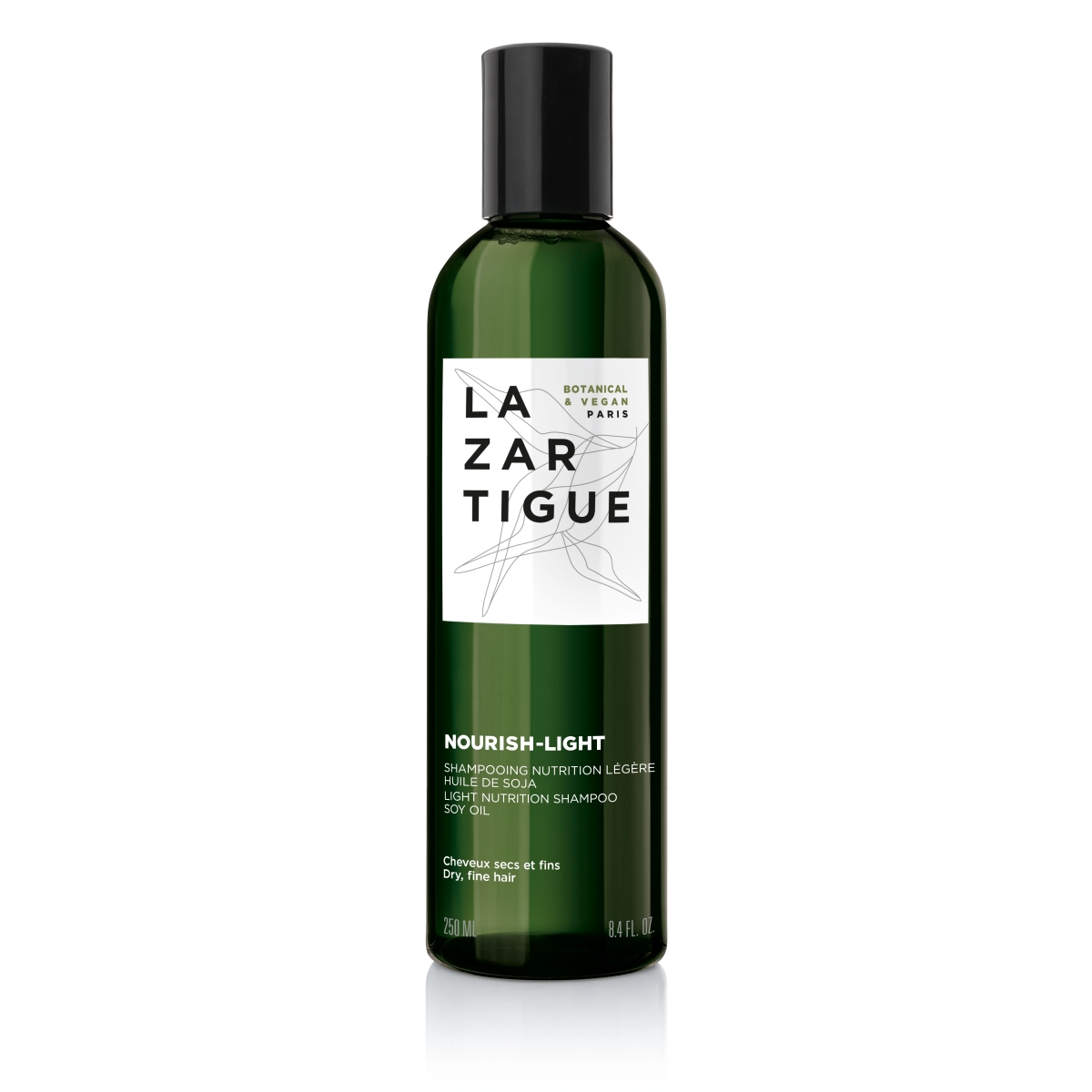 LAZARTIGUE NOURISH-LIGHT SHAMPOO, viegli barojošs šampūns, 250ml - Produkta attēls