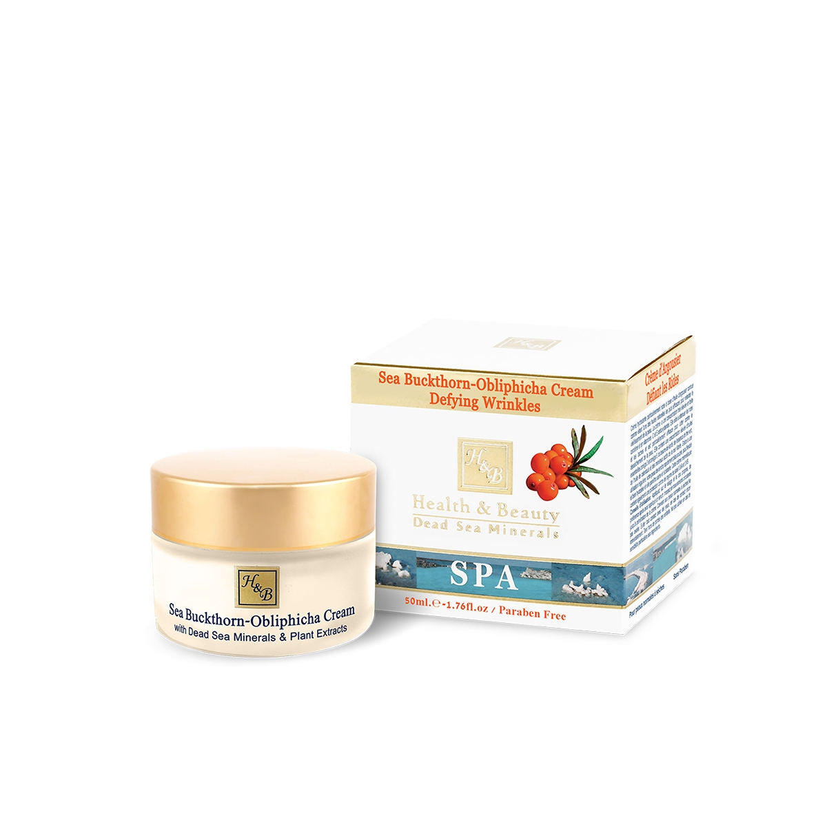 Health&Beauty Pretnovecošanās Smiltsērkšķa krēms sejai 50ml