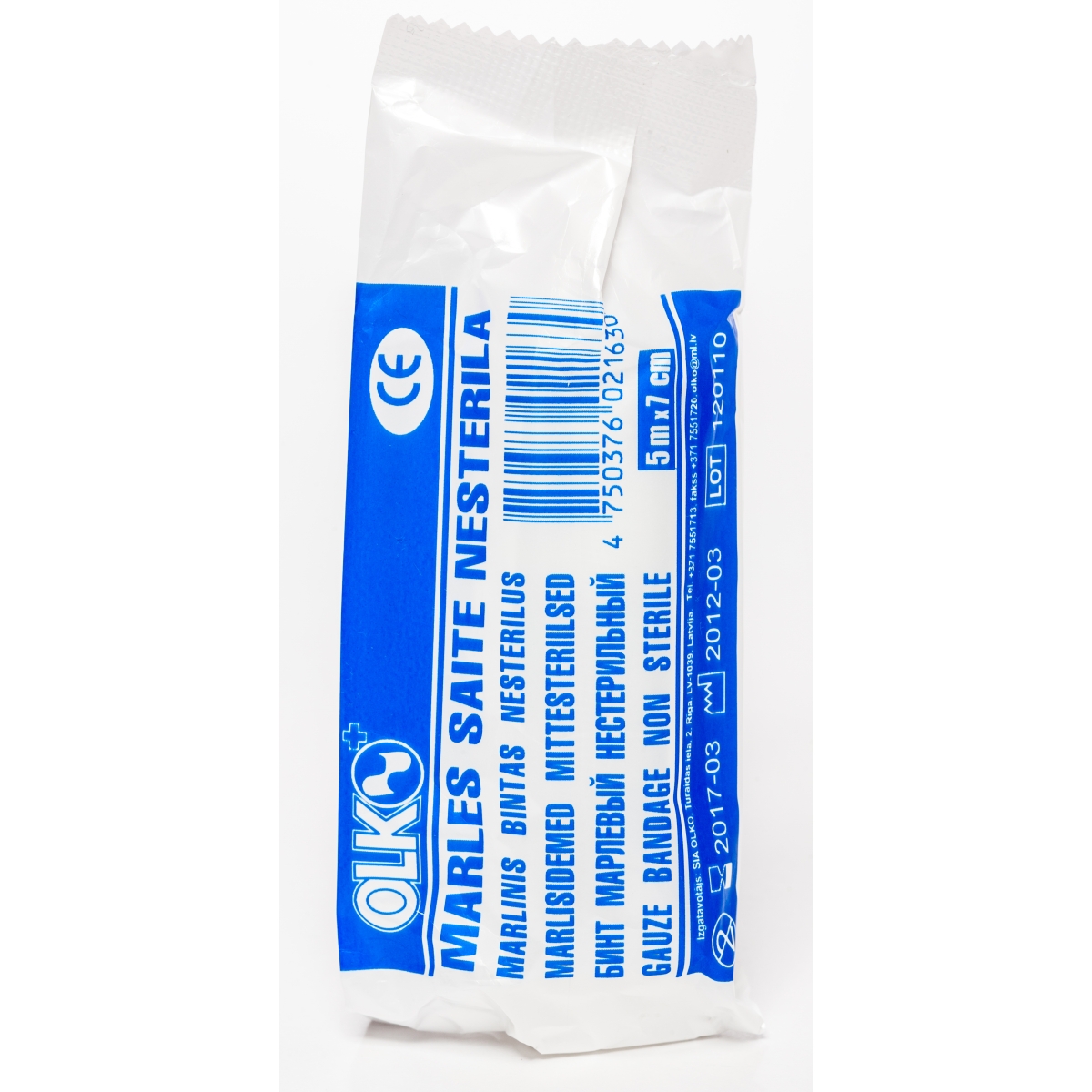 SAITE MARLES NESTERILA 5Mx7CM (OLKO) - Produkta attēls