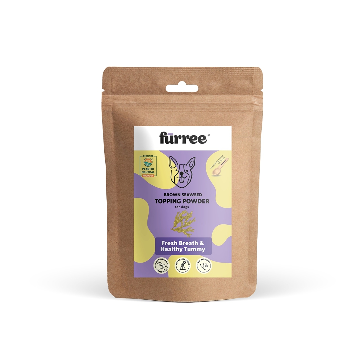 Fürree Topping Brūnaļģu pulveris 100g suņiem - Produkta attēls