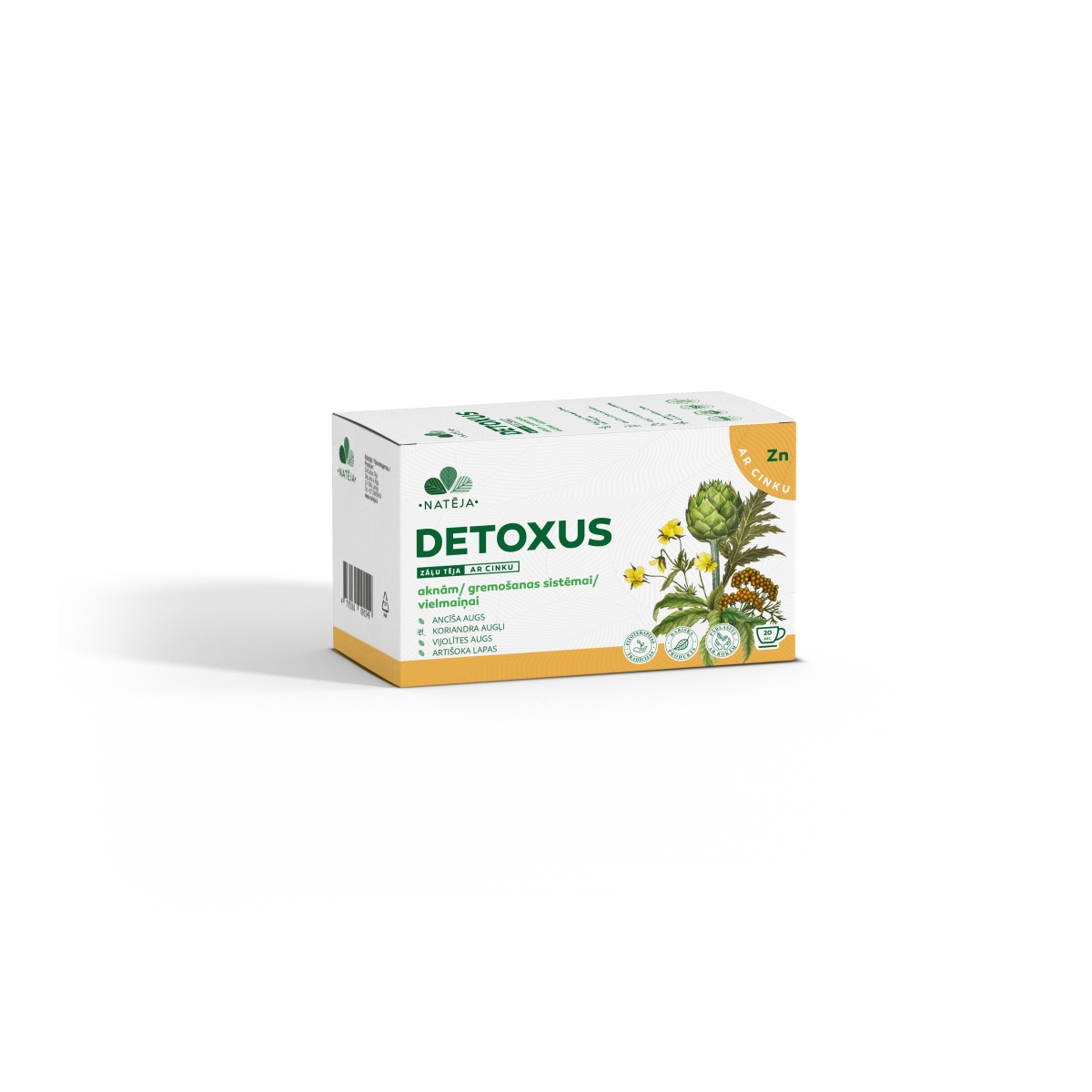 NATĒJA Detoxus, zāļu tēja, N20 - Produkta attēls