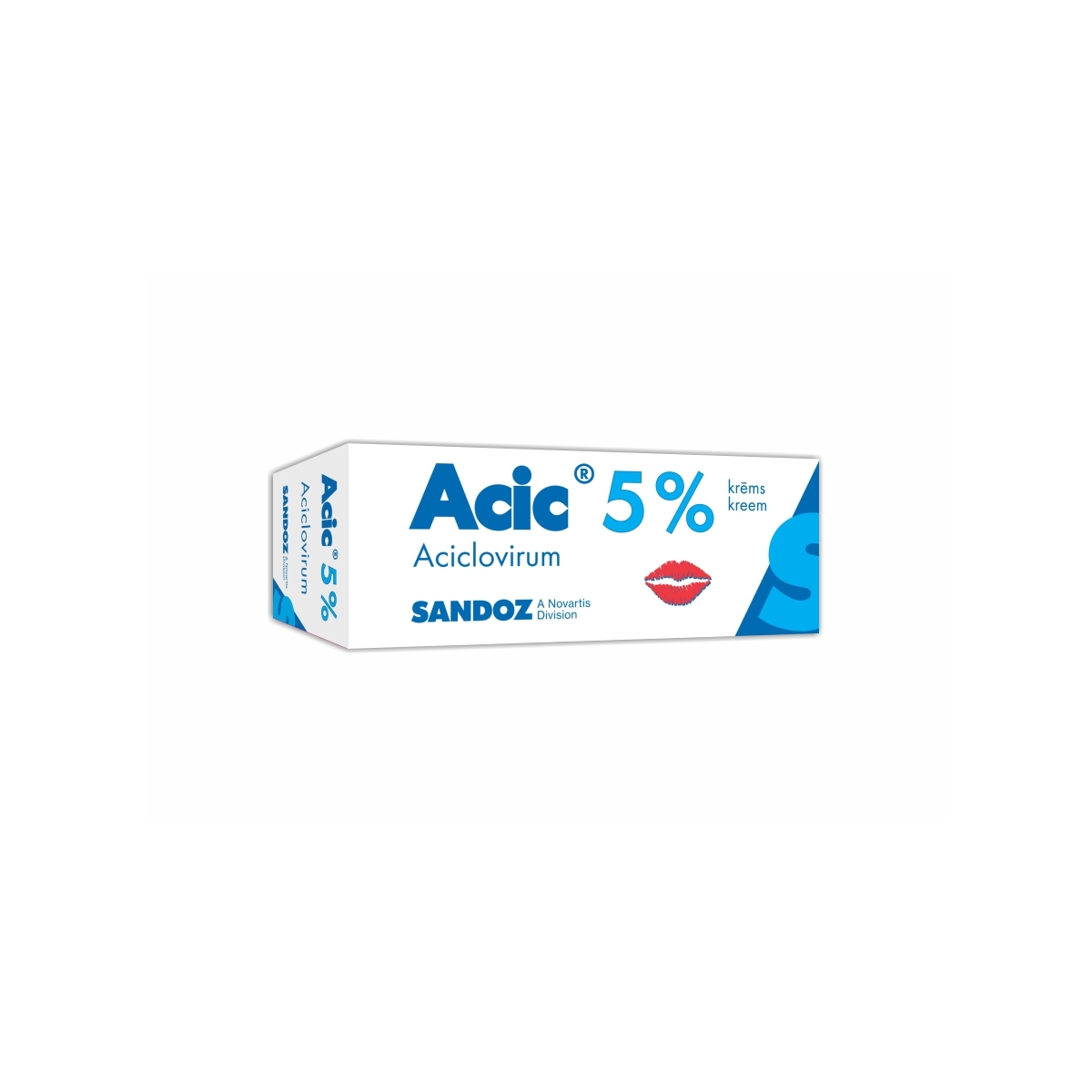 ACIC KRĒMS 5% 2G - Produkta attēls
