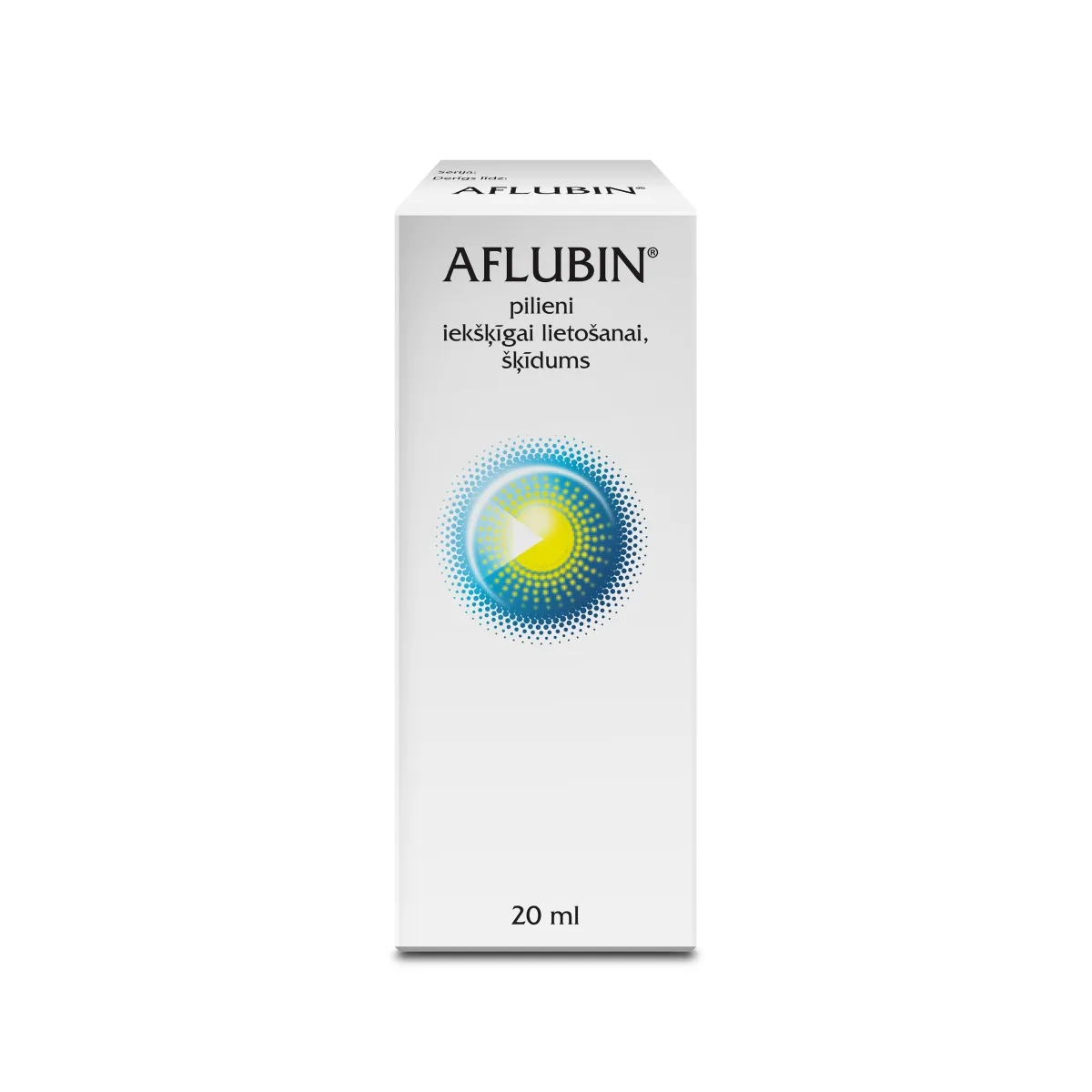 Aflubin pilieni iekšķīgai lietošanai, šķīdums 20ML - Produkta attēls