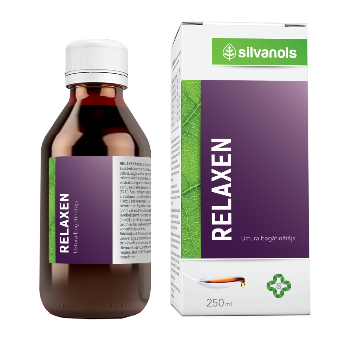 SILVANOLS Relaxen balzāms, 250 ml - Produkta attēls