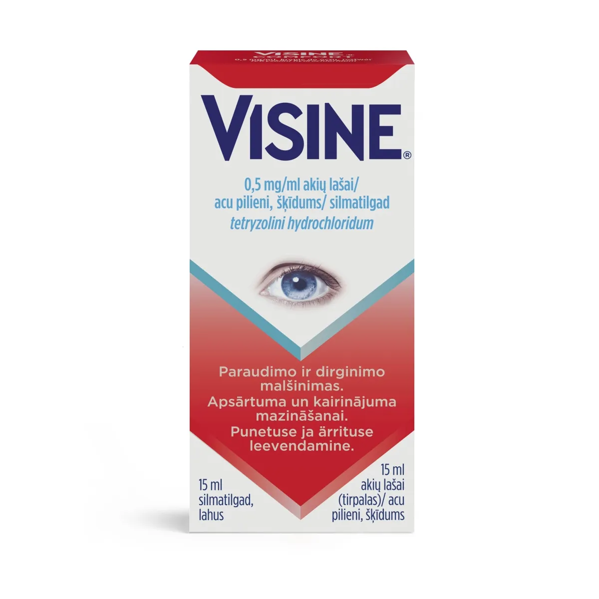 VISINE ACU PILIENI 0.5% 15ML - Produkta attēls