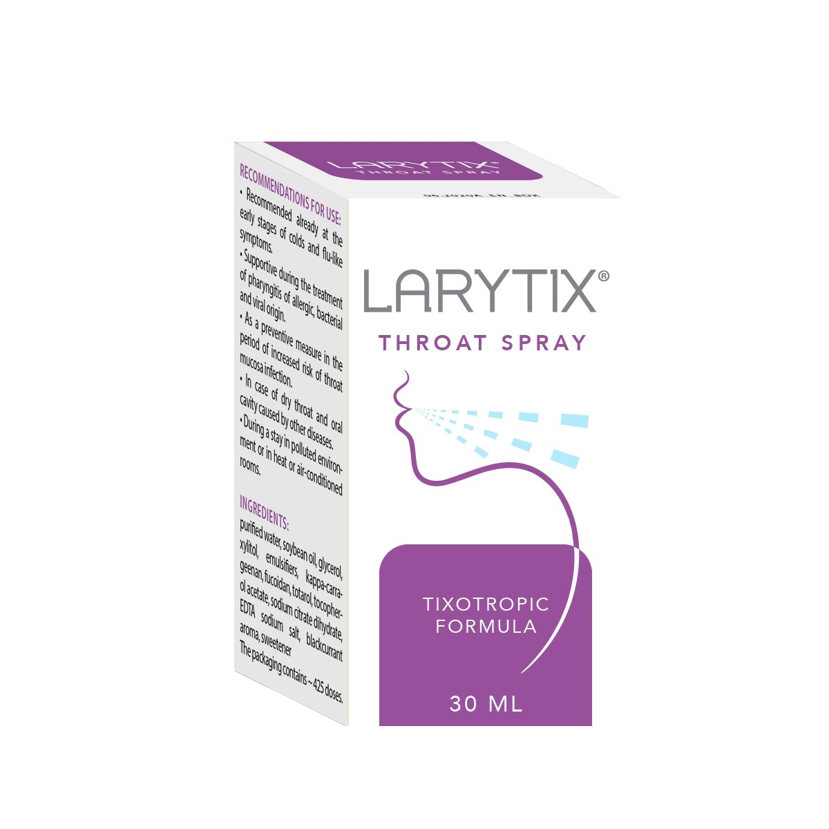 Larytix®  tiksotropisks rīkles aerosols  30 ml - Produkta attēls