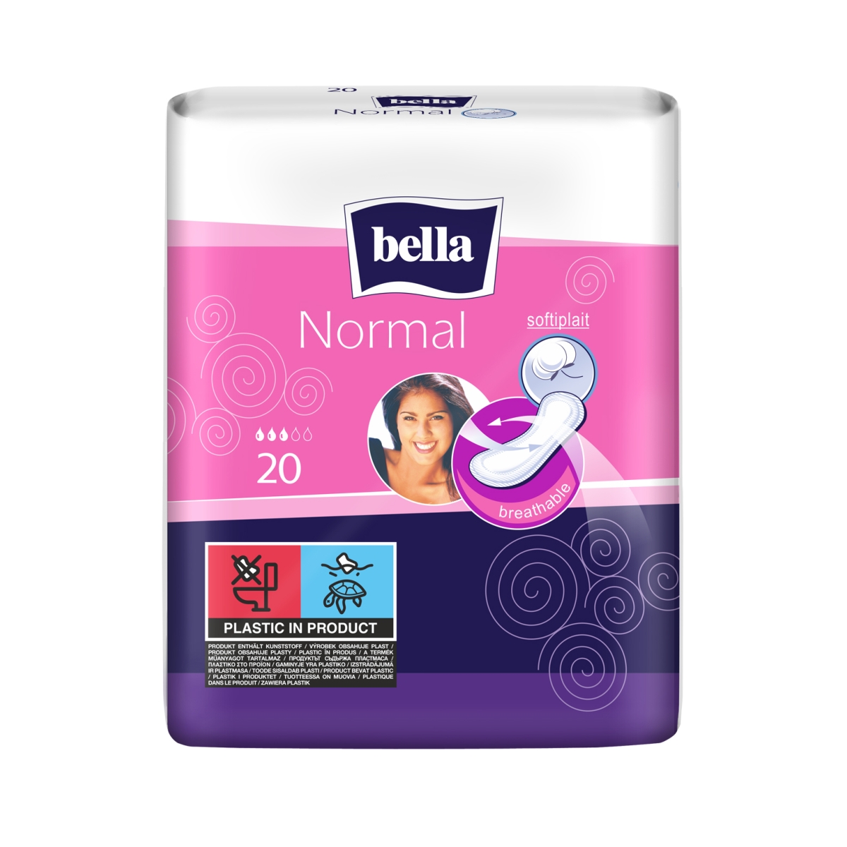 BELLA NORMAL higiēniskās paketes, 20 gab. - Produkta attēls
