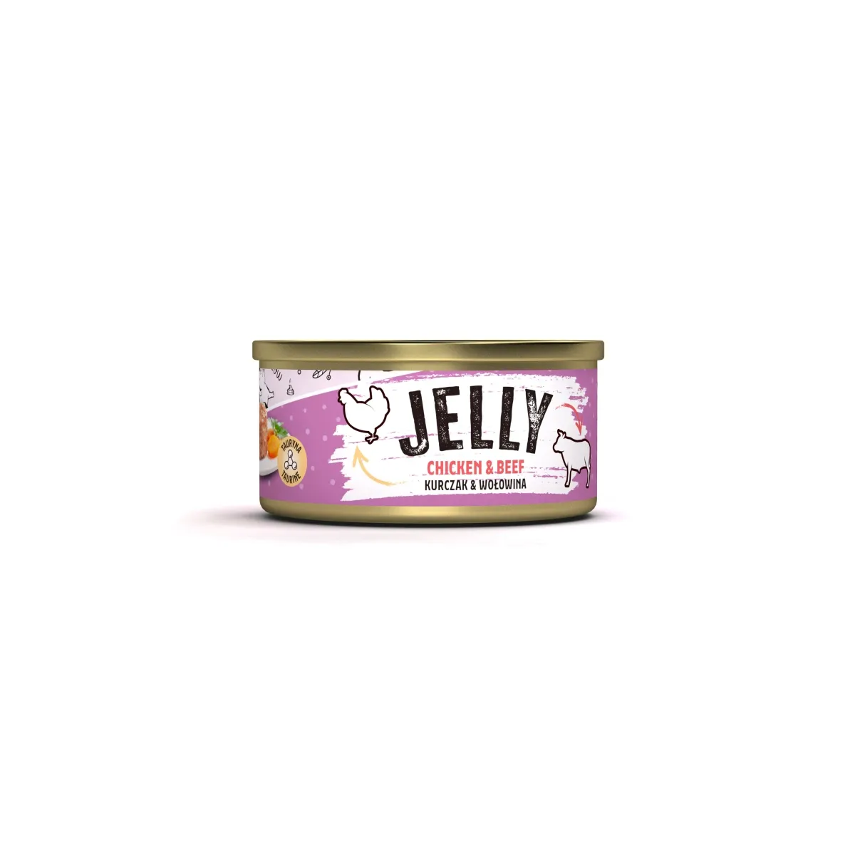 MR.BANDIT CAT JELLY KONS CHICKEN/BEEF /VISTA/LIELL ŽELEJĀ 80G /1681 - Produkta attēls
