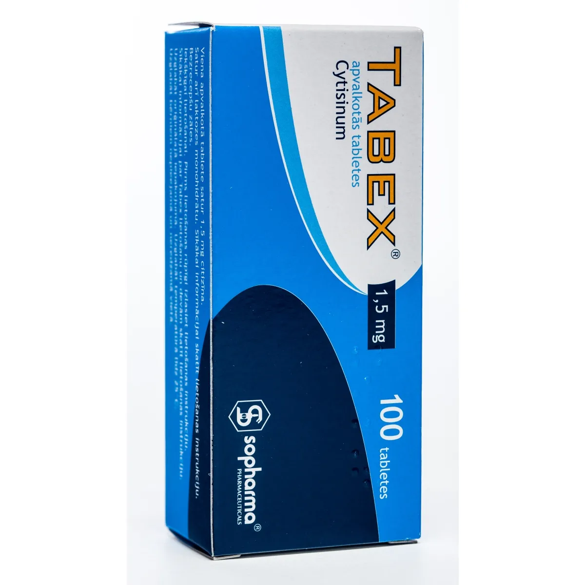 TABEX 1.5MG TABLETES N100 (300) - Produkta attēls