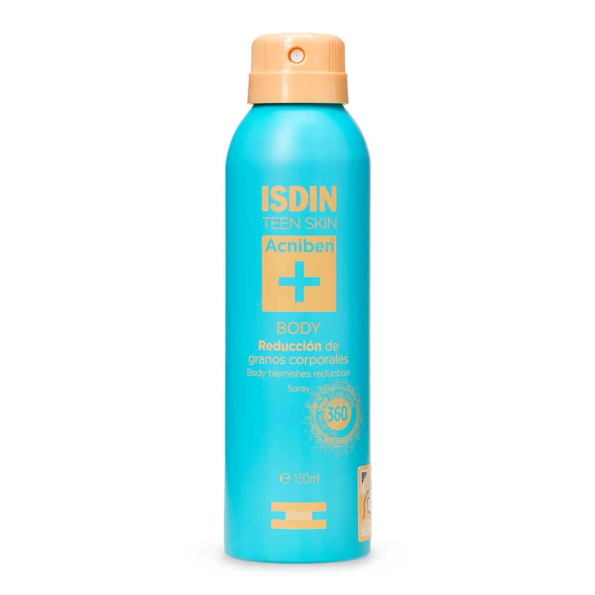 ISDIN Acniben izsmidzināms līdzeklis ķermenim taukainai, aknes skartai ādai, 150 ml - Produkta attēls