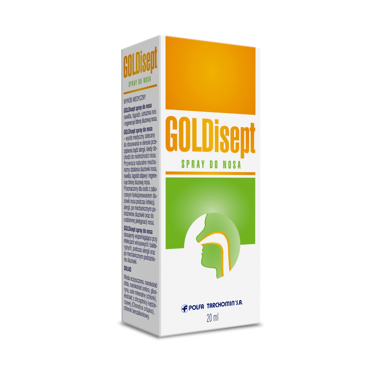 GOLDISEPT AEROSOLS DEGUNAM 20ML - Produkta attēls