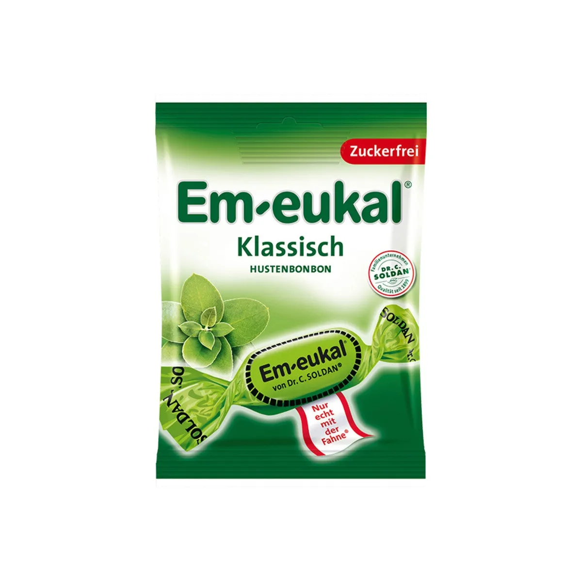 EM-EUKAL ledenes (eikalipts un mentols), 75 g. - Produkta attēls