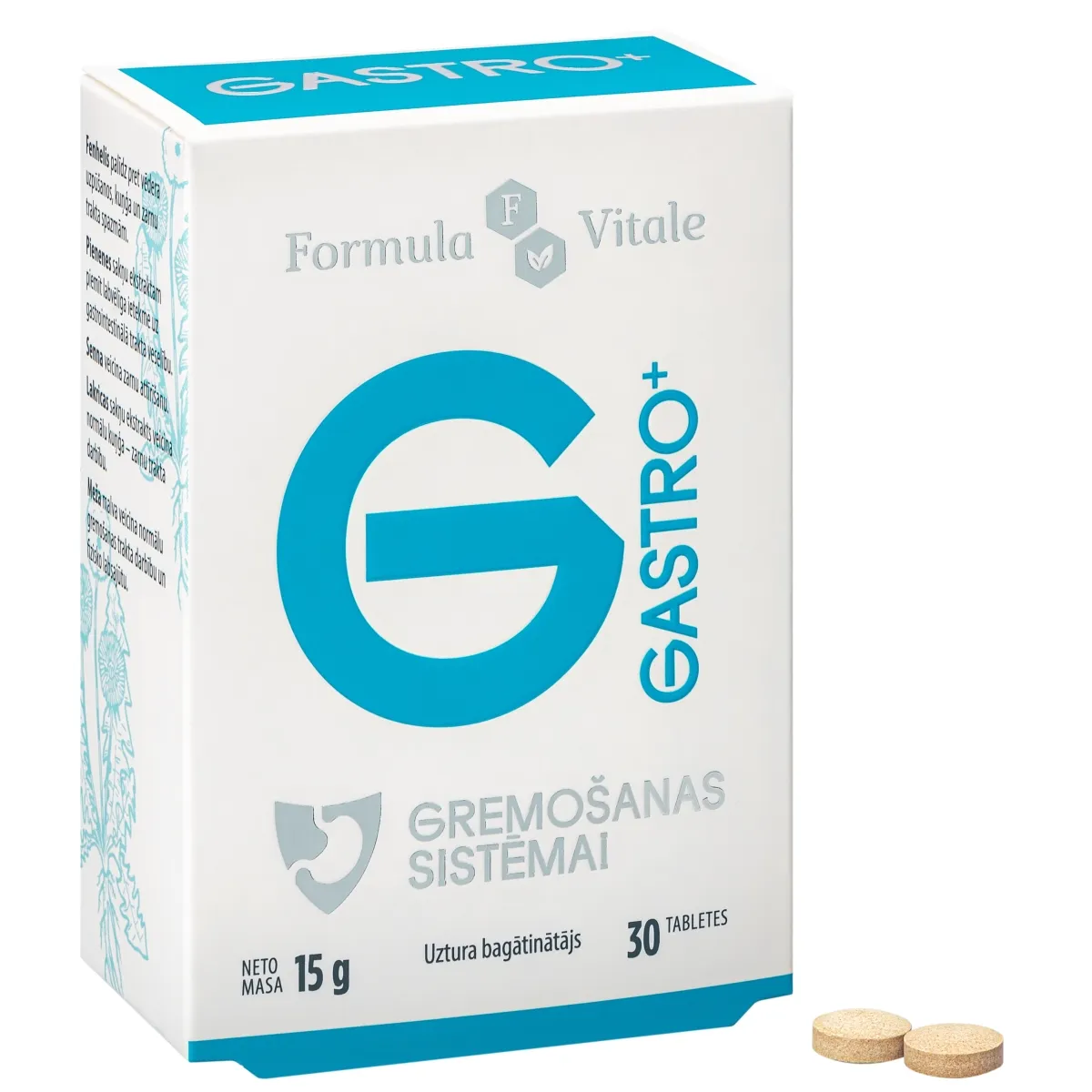 FORMULA VITALE Gastro kapsulas, 30 gab. - Produkta attēls