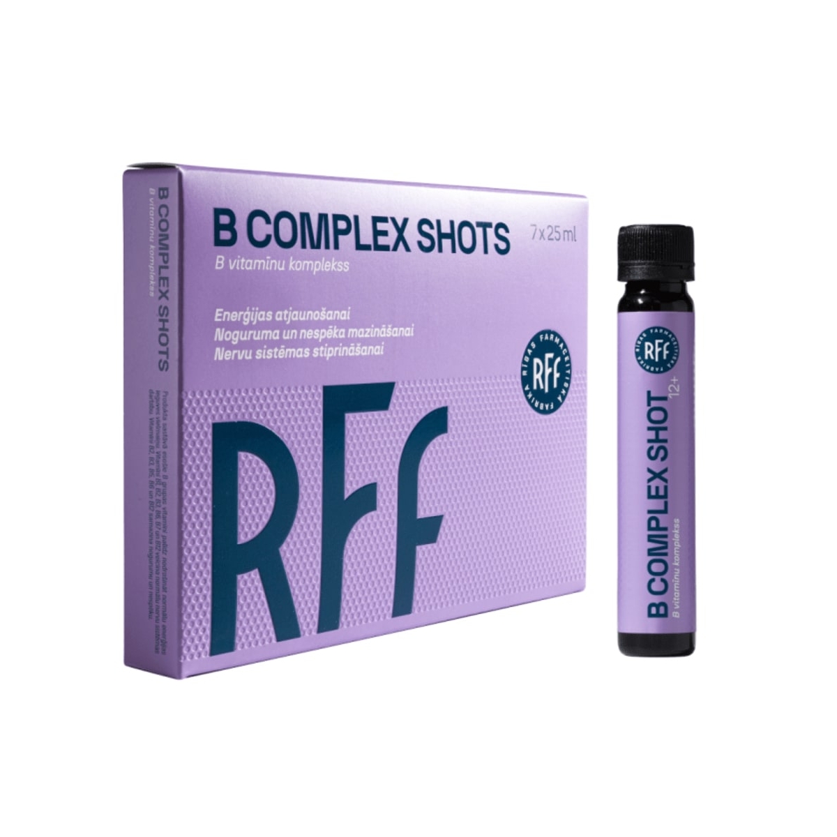 RFF B Complex shots 25 ml, 7 gab - Produkta attēls