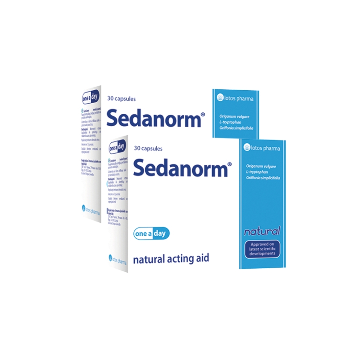 SEDANORM kapsulas, 30 gab + 30 gab - Produkta attēls