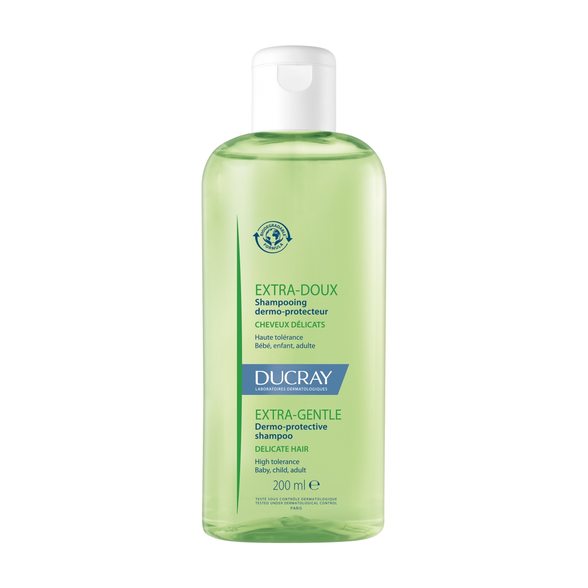 DUCRAY Extra Gentle šampūns, 200ml - Produkta attēls
