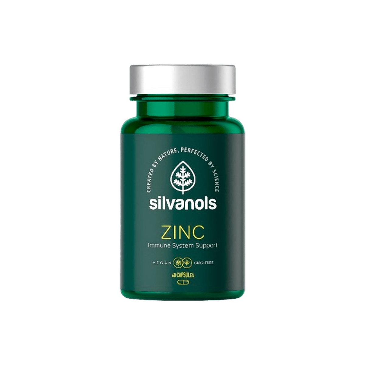 SILVANOLS Zinc kapsulas, 60 gab. - Produkta attēls