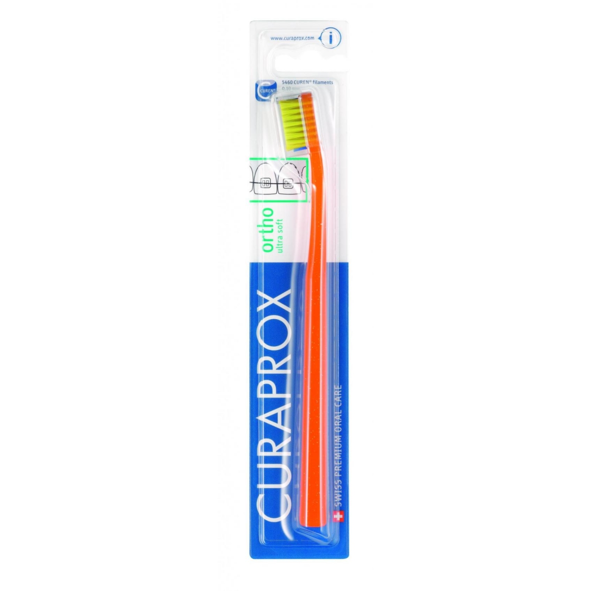 CURAPROX 5460 Ultra mīkstā zobu birste breketēm - Produkta attēls