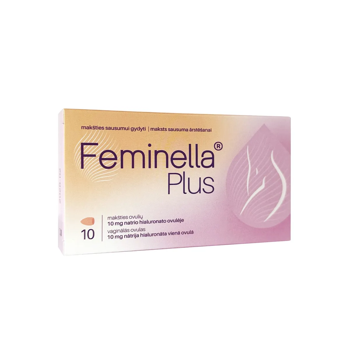 FEMINELLA Plus vaginālās ovulas, 10 gab. - Produkta attēls