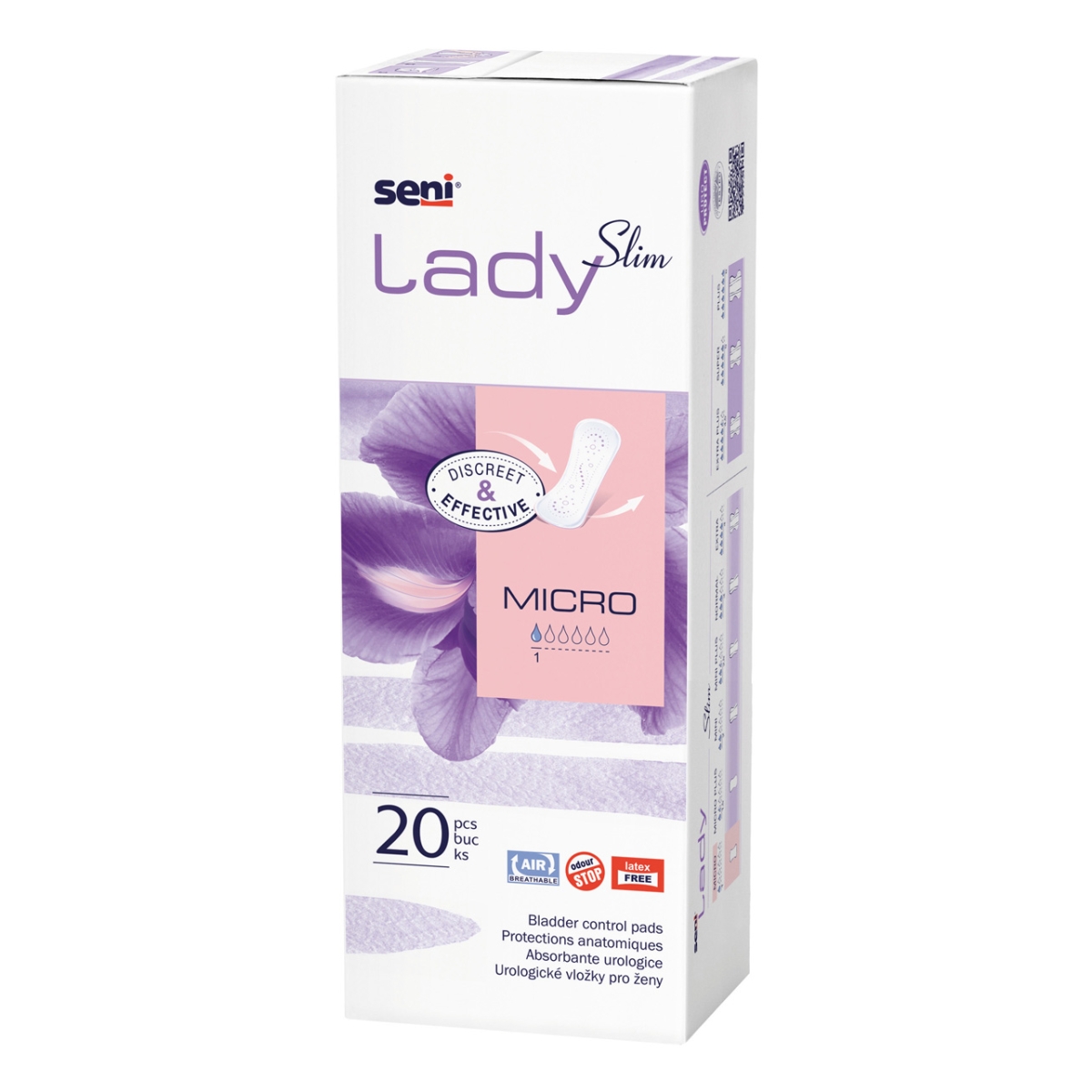 SENI LADY Slim Micro uroloģiskie ieliktņi, 20 gab. - Produkta attēls