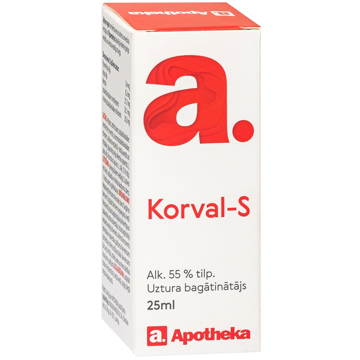 APOTHEKA Korval-s pilieni, 25 ml - Produkta attēls