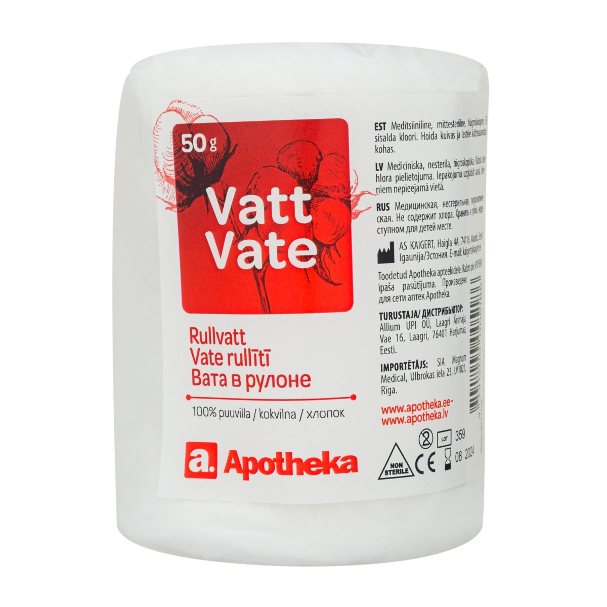 A VATE RULLĪTĪ 50G