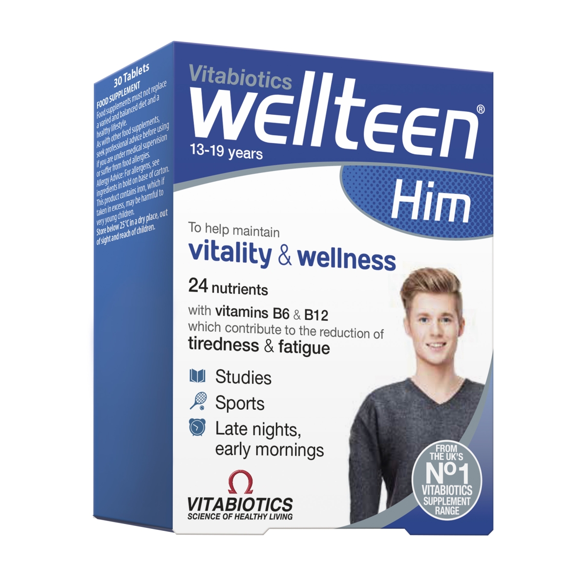 WELLTEEN® Him tabletes, 30 gab. - Produkta attēls