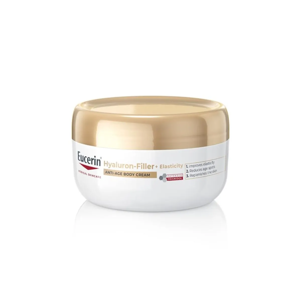 EUCERIN Hyaluron-Filler + Elasticity ķermeņa krēms, 200 ml - Produkta attēls