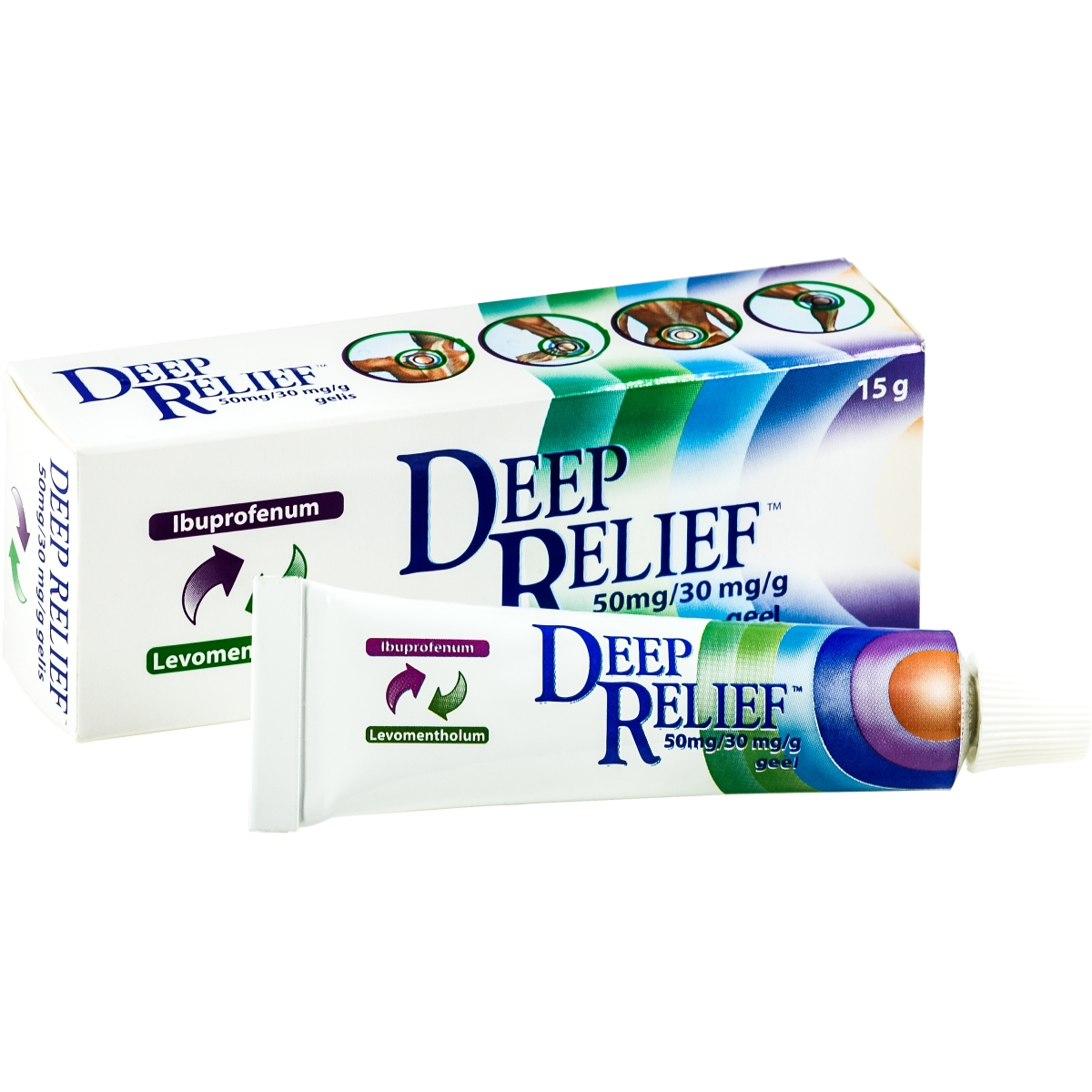 DEEP RELIEF (IBUPROFEN) GĒLS 50G - Produkta attēls
