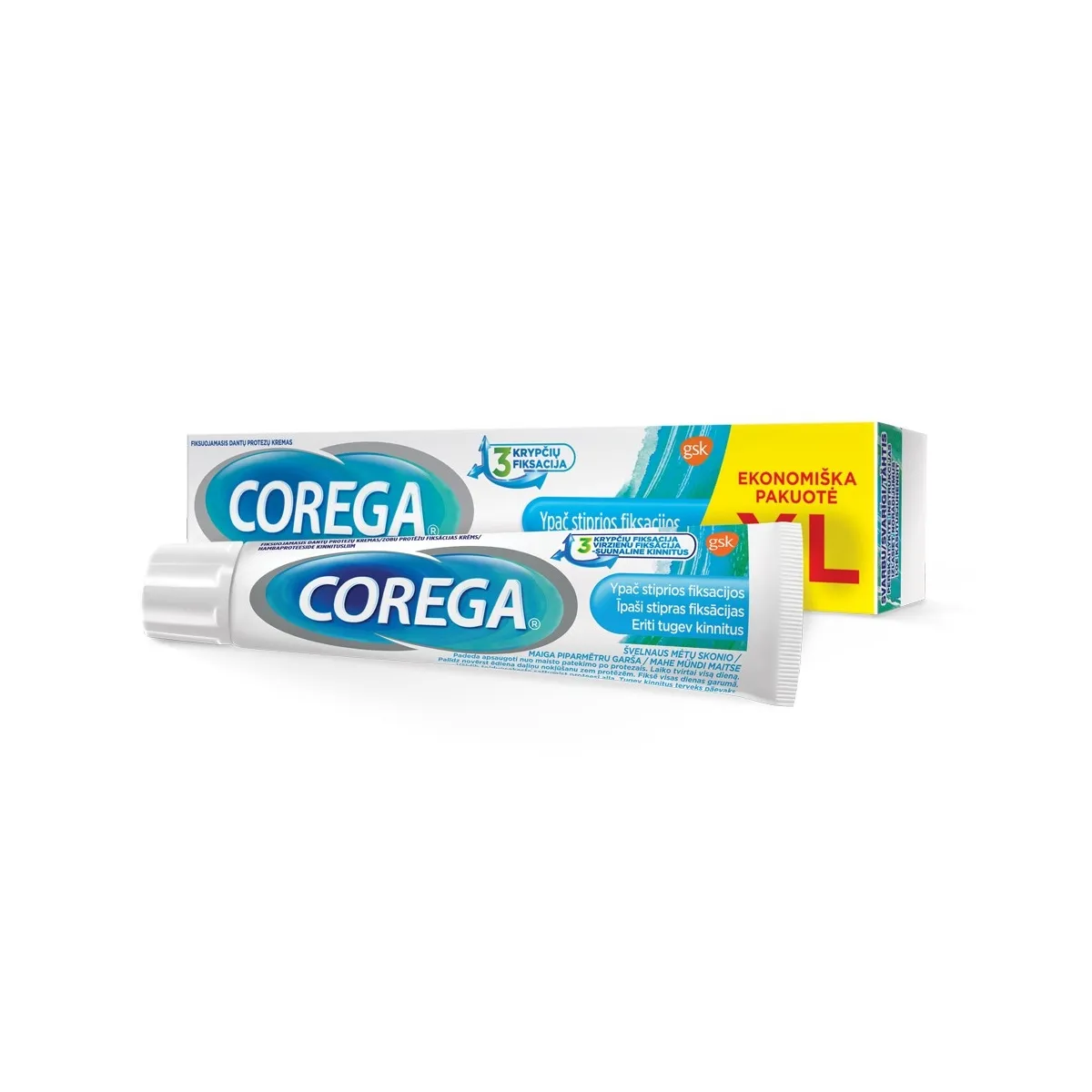 COREGA® Extra Strong Mild Mint fiksācijas krēms, 70 g - Produkta attēls