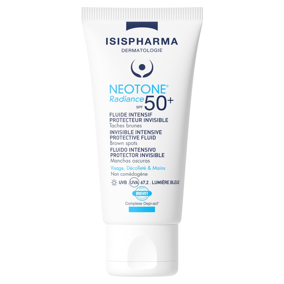 ISISPHARMA Neotone Radiance SPF50+ intensīvs aizsargfluīds pigmentācij - Produkta attēls