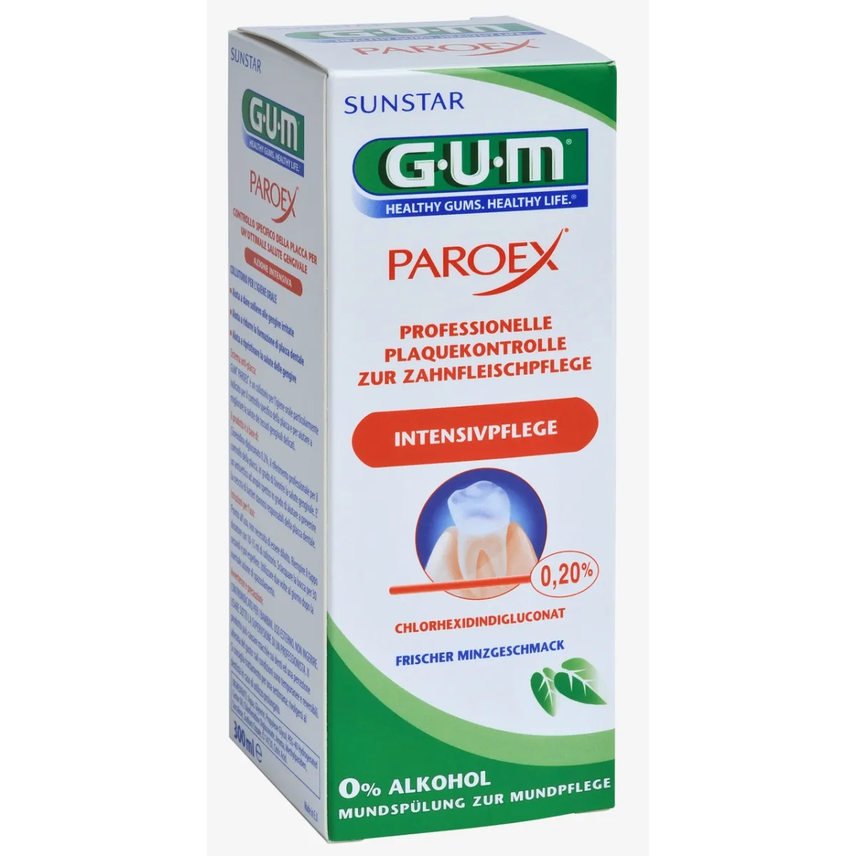 GUM® Paroex mutes skalotājs 0,2% CHX, 300 ml - Produkta attēls