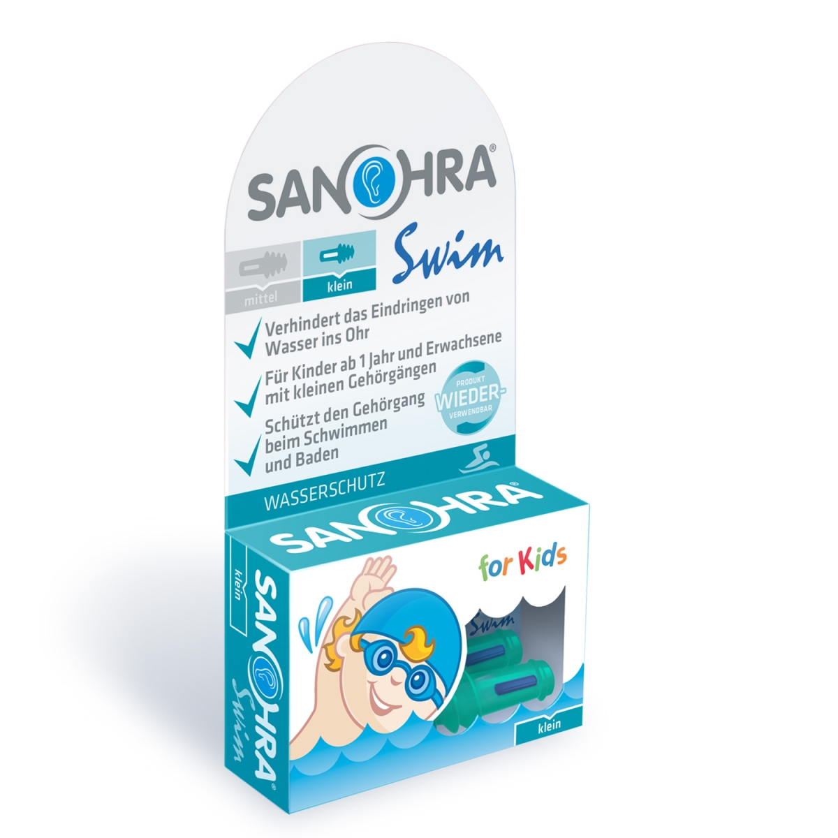 SANOHRA ausu aizbāžņi peldēšanai (bērniem) - Produkta attēls