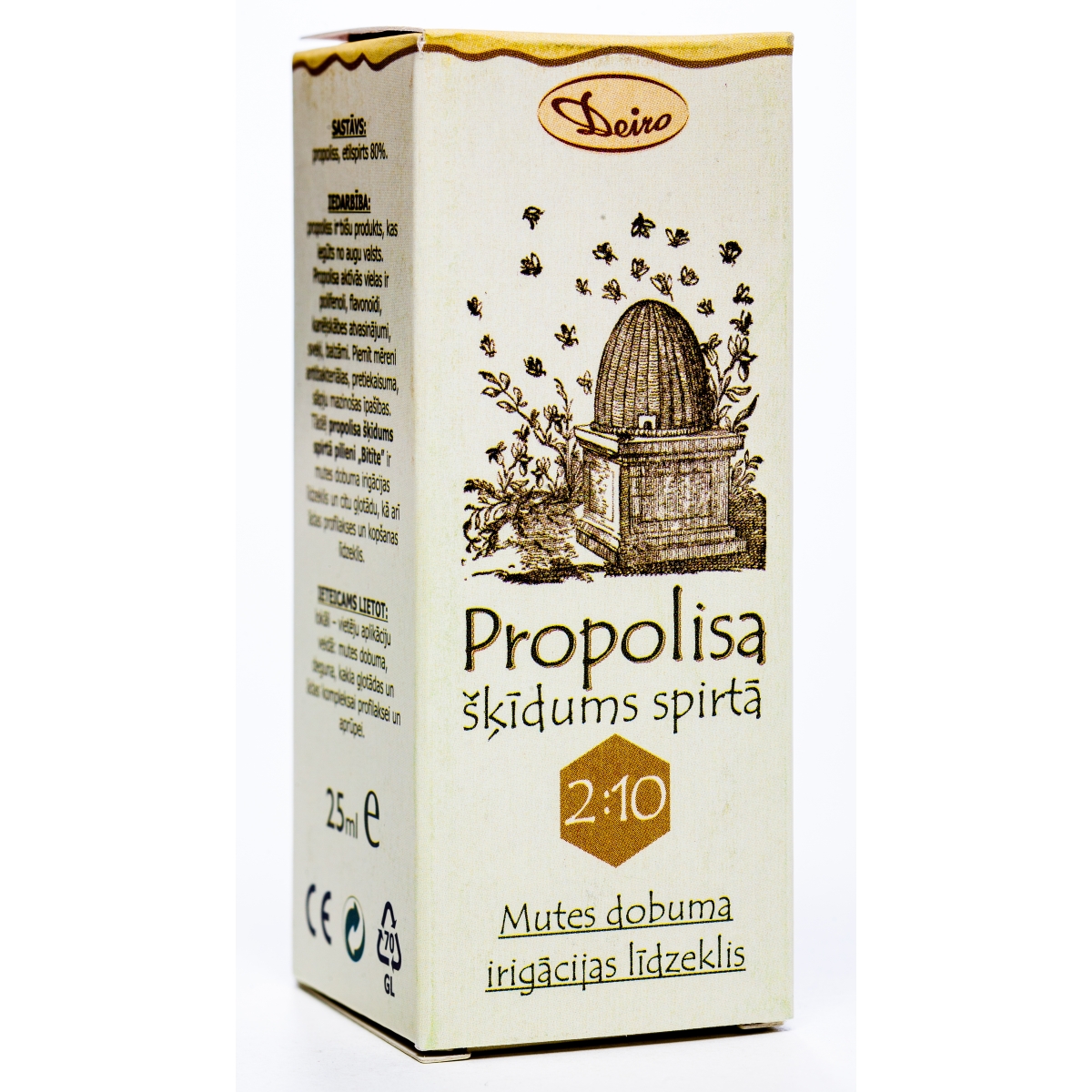 PROPOLISA SPIRTA ŠĶĪDUMS "BITĪTE" 2:10 25ML