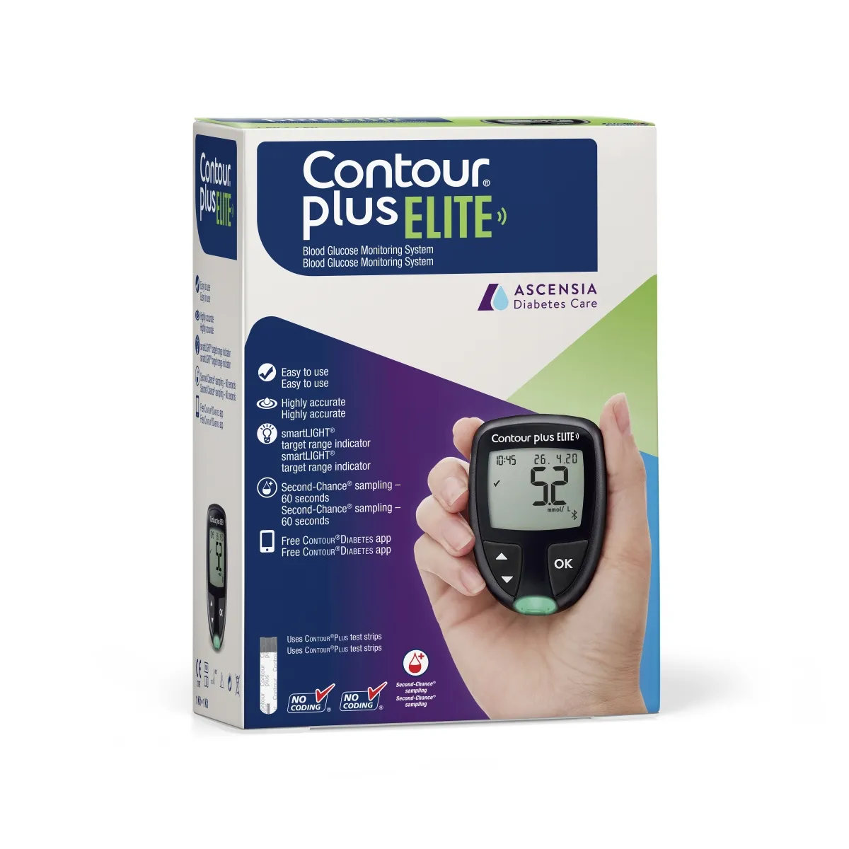 GLIKOMETRS CONTOUR PLUS ELITE - Produkta attēls