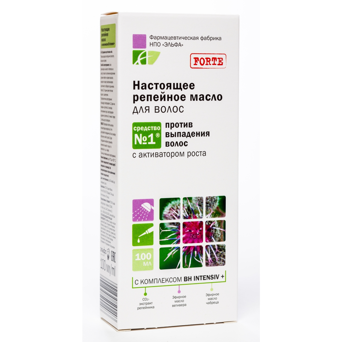 ELFA PHARM Īsta Dadžu eļļa matiem, 100 ml - Produkta attēls