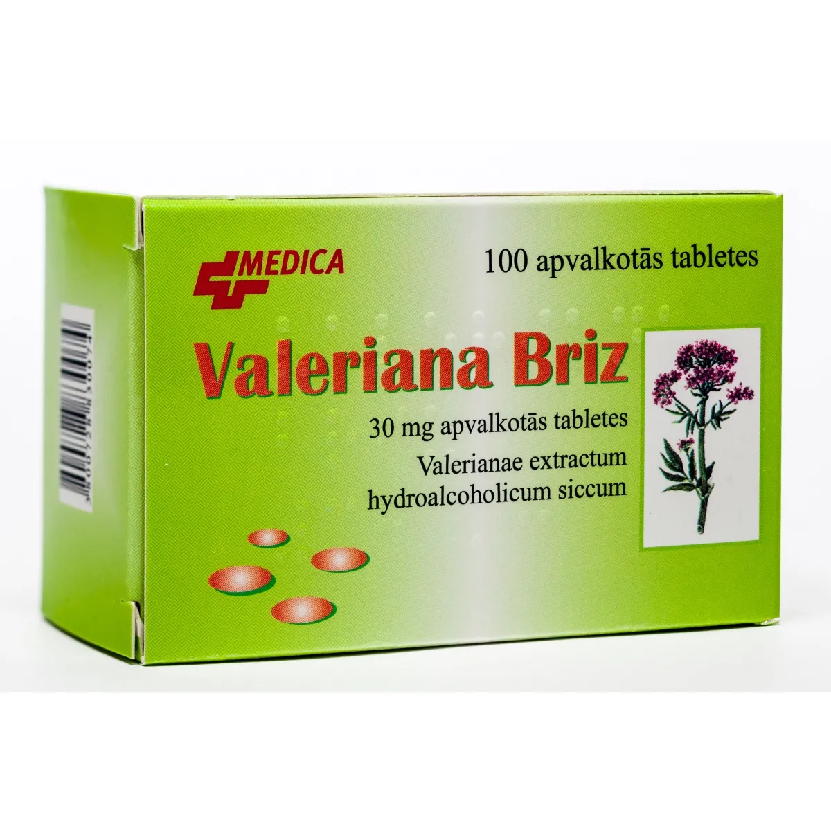 VALERIANA 30MG TABLETES N100 - Produkta attēls