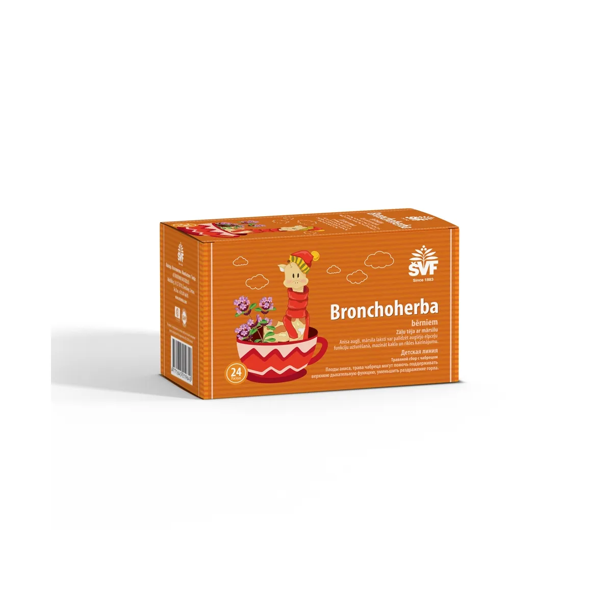 TĒJA BRONCHOHERBA BĒRNIEM 1.5G N24 (LIET) - Produkta attēls