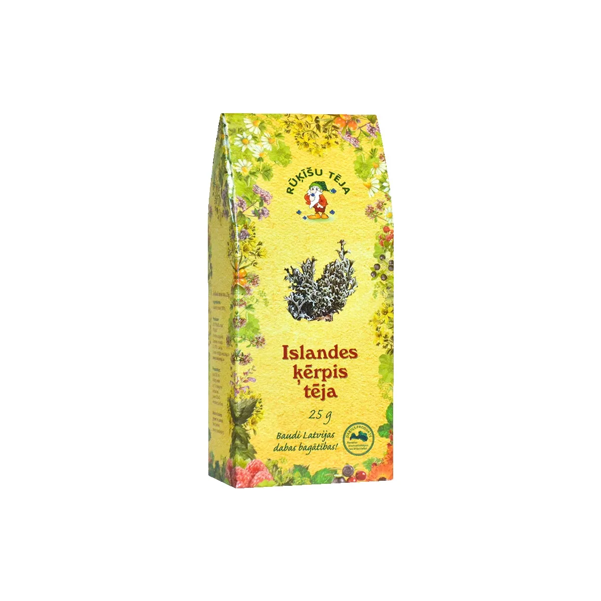 RŪĶĪŠU TĒJA ISLANDES ĶĒRPIS 25G - Produkta attēls